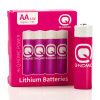 Q-Nomic Power AA / FR6 Lithium batterij 4 stuks  AQN00003