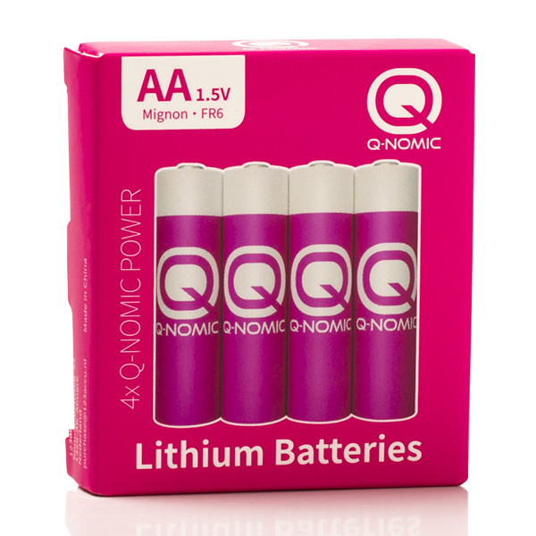 Q-Nomic Power AA / FR6 Lithium batterij 4 stuks  AQN00003 - 4