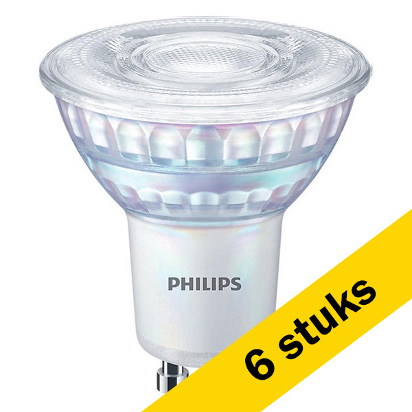 tint seks Meetbaar Aanbieding: 6x Philips GU10 LED spot | 2700K | Dimbaar | 3W (35W) Signify  123led.nl