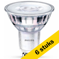 Signify Aanbieding: 6x Philips GU10 LED spot | 3000K | Dimbaar | 4W (50W)  LPH02877