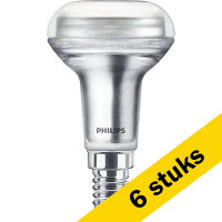 Signify Aanbieding: 6x Philips LED lamp E14 | Reflector R50 | Helder | 2700K | Dimbaar | 4.3W (60W)  LPH00824