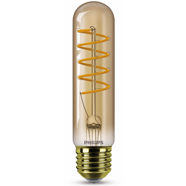 Haast je Authenticatie Verkeersopstopping Philips LED lamp | Vintage | E27 | Buis | Goud | 1800K 4W (25W) Signify  123led.nl