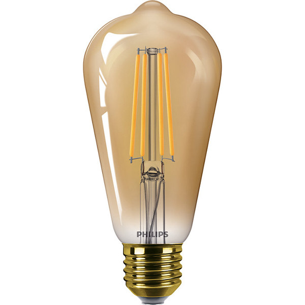 Philips lamp | Vintage | E27 | Edison | Goud | Signify 123led.nl