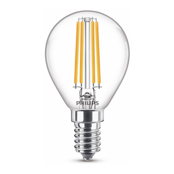 eenvoudig oor Zeg opzij Philips LED lamp E14 | Kogel P45 | Filament | 2700K | 6.5W (60W) Signify  123led.nl