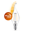 Philips LED lamp E14 | WarmGlow | Sierkaars BA35 | Filament | 2200-2700K | Dimbaar | 3.4W (40W)