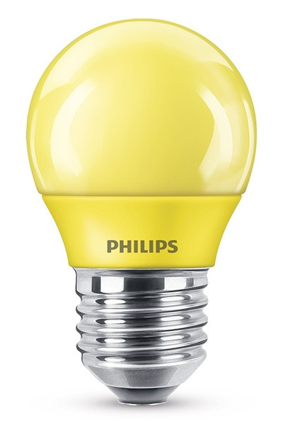 familie regisseur vaardigheid Philips LED lamp E27 | Kogel P45 | Geel | 3.1W (25W) Signify 123led.nl