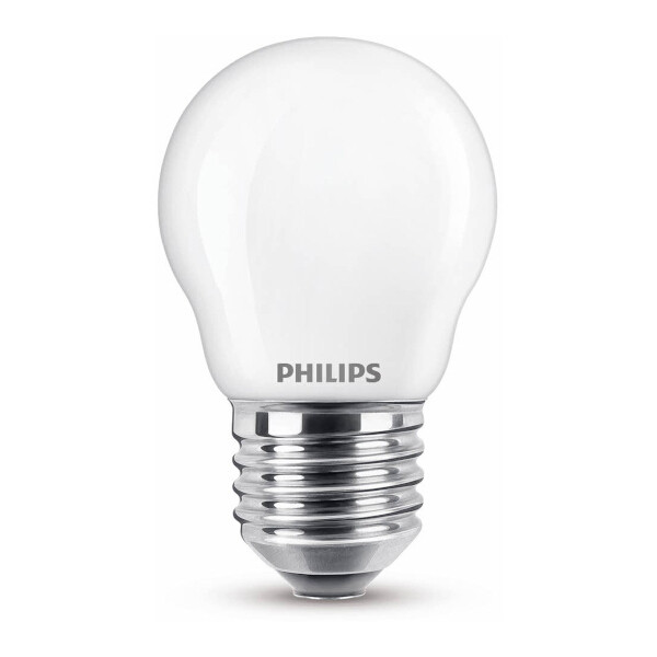 Begroeten Farmacologie driehoek Philips LED lamp E27 | Kogel P45 | Mat | 4000K | 6.5W (60W) Signify  123led.nl