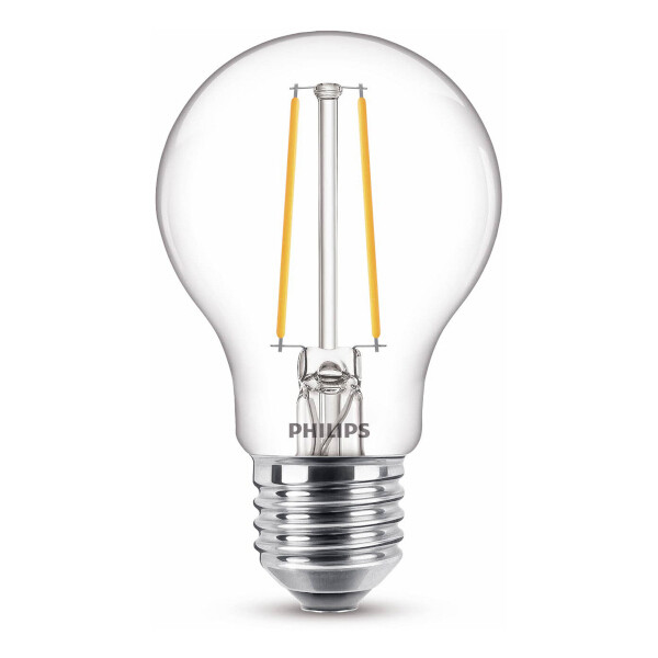 Signify Philips LED lamp E27 | Peer A60 | Filament | Helder | 2700K | 1.5W (15W)  LPH02330 - 1