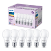 Philips LED lamp E27 | Peer A60 | Mat | 2700K | 4.9W (40W) | 6 stuks