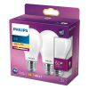 Philips LED lamp E27 | Peer A60 | Mat | 2700K | 7W (60W) | 2 stuks