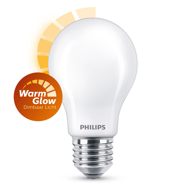 Signify Philips LED lamp E27 | Peer A60 | WarmGlow | Mat | 2200-2700K | 10.5W (100W)  LPH02584 - 1
