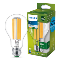 Signify Philips LED lamp E27 | Peer A67 | Ultra Efficient |  Filament | 4000K | 5.2W (75W)  LPH02885