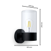 Signify Philips myGarden wandlamp E27 | Flareon | IP44 | Zwart  LPH03545 - 3