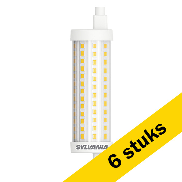 Sylvania Aanbieding: 6x Sylvania R7S LED lamp | Staaflamp | 118mm | 2700K | Dimbaar | 15.5W (75W)  LSY00280 - 1