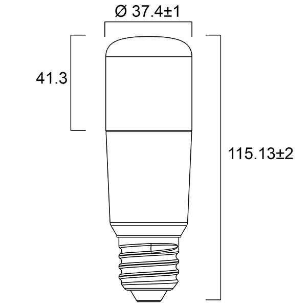 Sylvania LED lamp E27 | Buis | Mat | 2700K | 8W (60W)  LSY00496 - 2