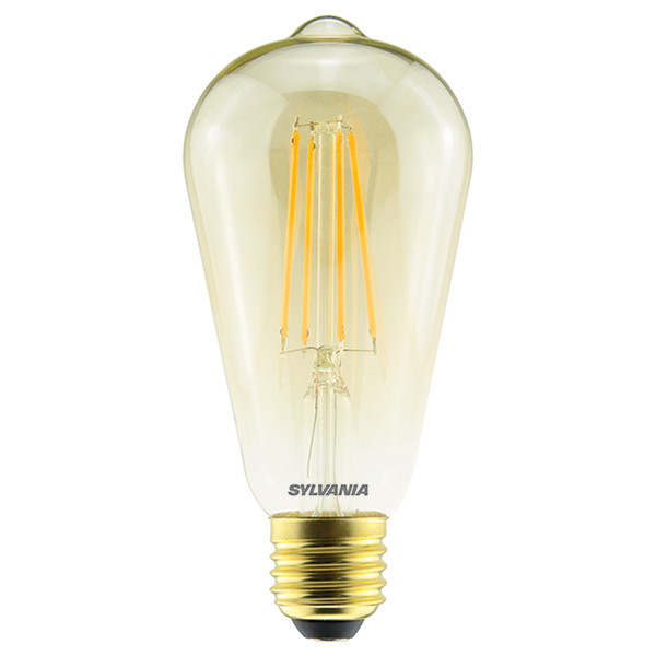 Sylvania LED lamp E27 | Edison ST64 | Filament | Goud | Dimbaar | 2500K | 6W (45W)  LSY00460 - 1