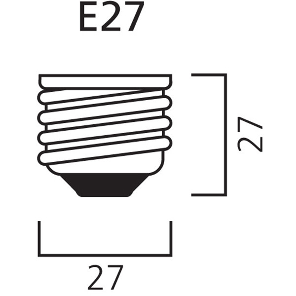 Sylvania LED lamp E27 | Peer A60 | Mat |  2700K | Dimbaar | 7W (60W)  LSY00384 - 2