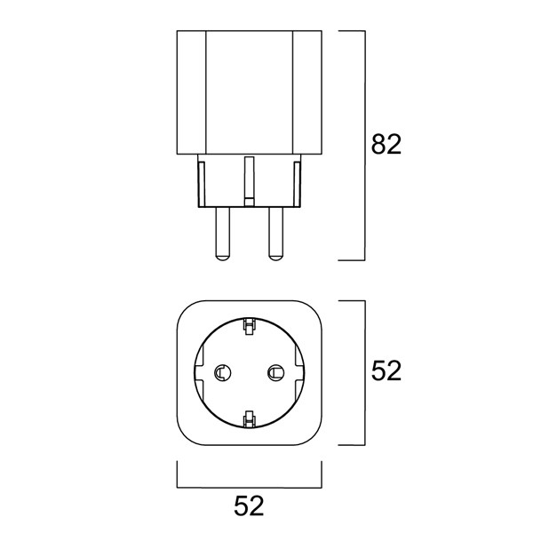 Sylvania Smart Plug  | Max. 3680W | Wit (EU)  LSY00555 - 4