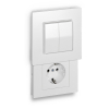 TCS Friends of Hue schakelaar met Hidden Socket Wit (NL)  LTC00001 - 1