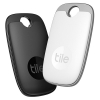 Tile Pro 2022 | Bluetooth tracker | Zwart/Wit | 2 stuks  LTI00017 - 1