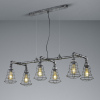 Trio Gotham hanglamp zilver, geschikt voor 6 x E27  LTR00189 - 2