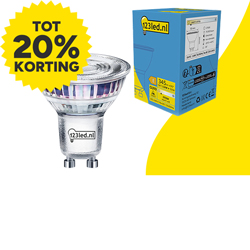 20% korting op led GU10 spots