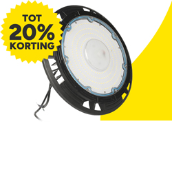 20% korting op onze huismerk led high bay lampen