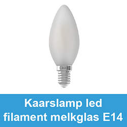 verkoper Knikken Handvest ⋙ Kaarslampen met led filament kopen? | E14 fitting | 123led.nl